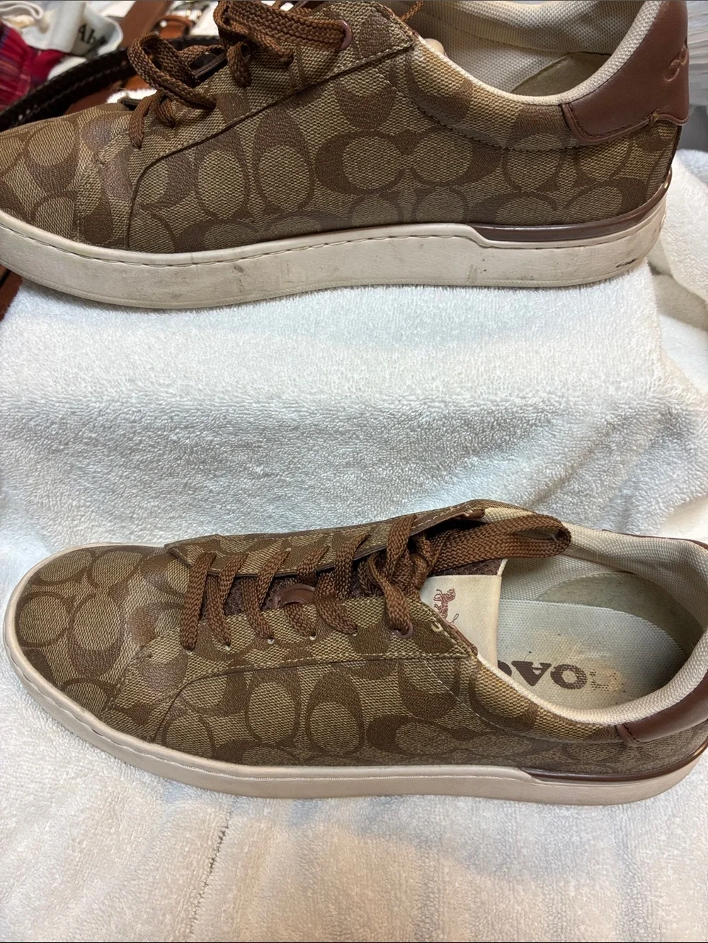 Coach Men’s Signature Logo Sneakers